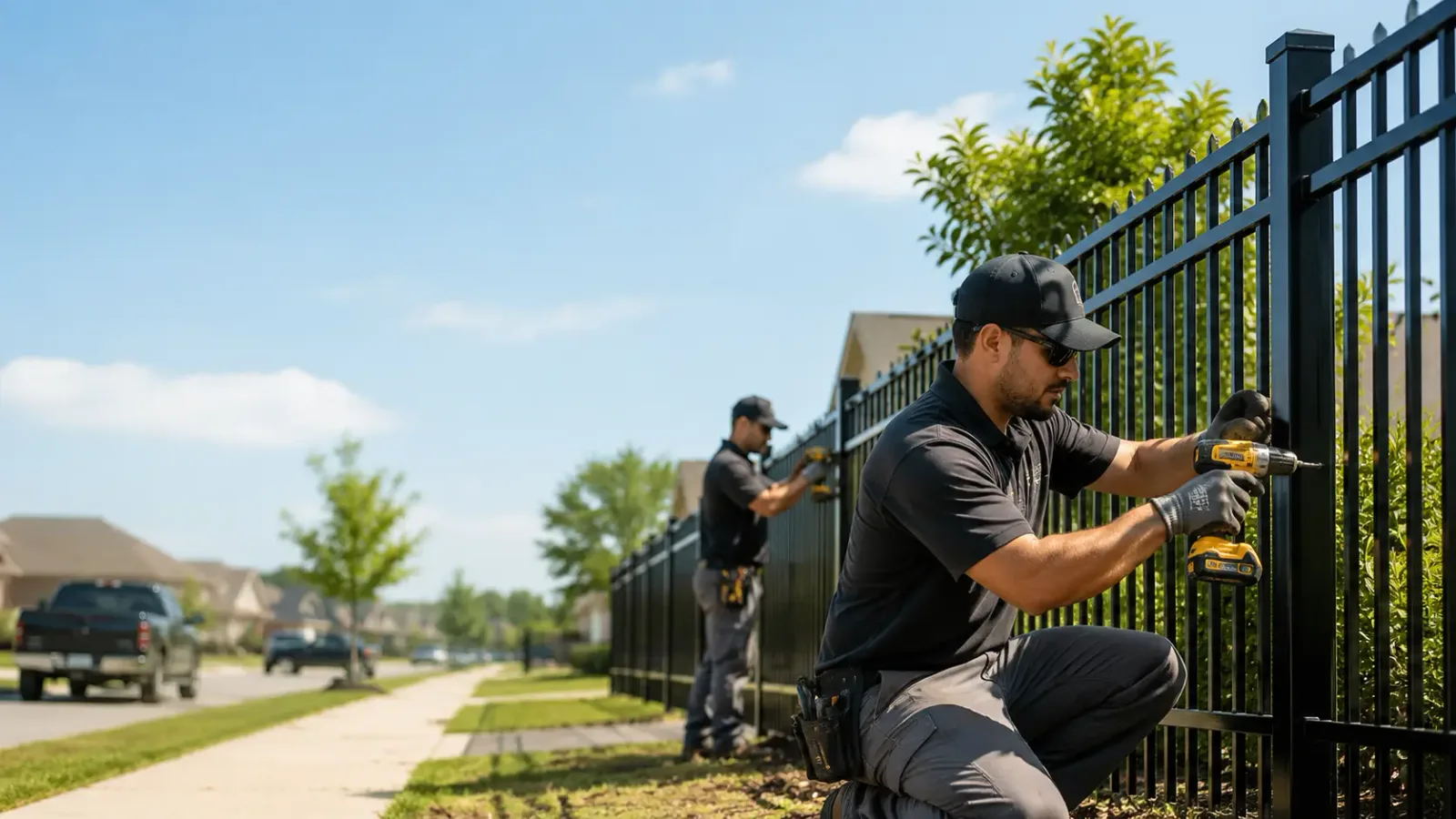Metal Fence Installation in Greenview, IL